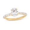 Previously Owned - 1.50 CT. T.W. Oval Lab-Created Diamond Engagement Ring in 14K Gold (F/SI2)