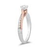 Thumbnail Image 2 of Previously Owned - Enchanted Disney Moana 0.58 CT. T.W. Diamond Twist Shank Engagement Ring in 14K Two-Tone Gold