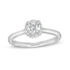 Thumbnail Image 1 of Previously Owned - 0.62 CT. T.W. Lab-Grown Diamond Frame Engagement Ring in 14K White Gold (F/SI2)
