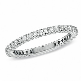 Previously Owned - 0.50 CT. T.W. Diamond Eternity Anniversary Band in 14K White Gold
