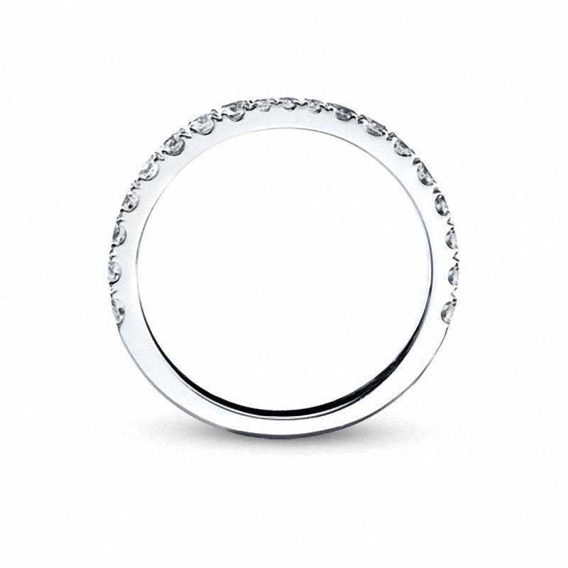 Previously Owned - Neil Lane Bridal® Collection 0.50 CT. T.W. Diamond Contour Wedding Band in 14K White Gold