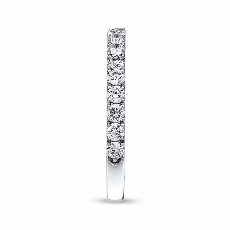 Previously Owned - Neil Lane Bridal® Collection 0.50 CT. T.W. Diamond Contour Wedding Band in 14K White Gold