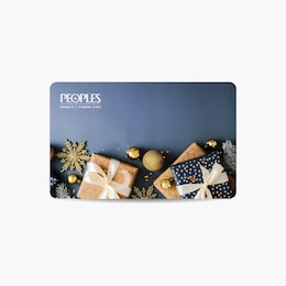 Peoples e-Gift Card: A perfect gift anytime.