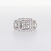 3.00 CT. T.W. Quad Princess-Cut Diamond Frame Ring in 14K White Gold