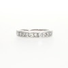 1.00 CT. T.W. Canadian Certified Princess-Cut Diamond Band in 14K White Gold (I/I1)