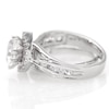 Marquise Lab-Created White Sapphire Frame Bridal Set in Sterling Silver