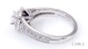 Vera Wang Love Collection 0.95 CT. T.W. Princess-Cut Diamond Double Frame Engagement Ring in 14K White Gold