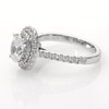 Vera Wang Love Collection 1.58 CT. T.W. Oval Diamond Frame Engagement Ring in 14K White Gold (I/SI2)