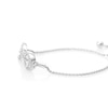 0.18 CT. T.W. Diamond Love Knot Double Infinity Bolo Bracelet in Sterling Silver - 9.5"