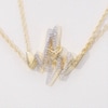 0.148 CT. T.W. Diamond Infinity Knot Heartbeat Necklace in 10K Gold - 17.1"