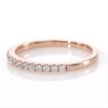 0.30 CT. T.W. Diamond Wedding Band in 10K Rose Gold