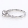 0.95 CT. T.W. Diamond Past Present Future® Engagement Ring in 10K White Gold