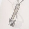 7.0mm Heart-Shaped Lab-Created White Sapphire Infinity Pendant in Sterling Silver and 10K Rose Gold