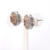 Emerald-Cut and Baguette Lab-Created White Sapphire Five Stone Ring in Sterling Silver with 18K Rose Gold Plate - Size 7