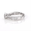 0.46 CT. T.W. Princess-Cut Diamond Frame Bridal Set in 10K White Gold