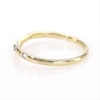 0.065 CT. T.W. Diamond Five Stone Station Chevron Stackable Band in 10K Gold
