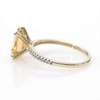 Emerald-Cut Citrine and 0.10 CT. T.W. Diamond Ring in 10K Gold