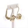 Love Knot Drop Earrings in 14K Gold