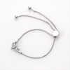 Diamond Accent Butterfly Bolo Bracelet in Sterling Silver - 9.5"