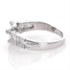 0.69 CT. T.W. Diamond Wave Ring in 10K White Gold