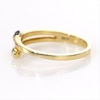 0.085 CT. T.W. Enhanced Black and White Diamond Matchstick Wrap Ring in Sterling Silver and 14K Gold Plate