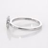 Diamond Accent Ship's Wheel Stackable Ring in Sterling Silver