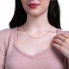 1.2mm Wheat Chain Necklace in Hollow 14K Gold - 18"