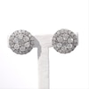 0.95 CT. T.W. Multi-Diamond Frame Stud Earrings in 10K White Gold