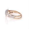 0.95 CT. T.W. Composite Pear-Shaped Diamond Art Deco Bridal Set in 10K Rose Gold