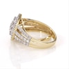 1.95 CT. T.W. Composite Diamond Double Marquise Frame Multi-Row Bridal Set in 10K Gold