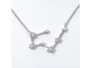 Thumbnail Image 4 of Diamond Accent Taurus Constellation Necklace in Sterling Silver