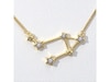 Thumbnail Image 4 of Diamond Accent Libra Constellation Necklace in Sterling Silver with 14K Gold Plate