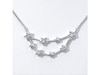 Thumbnail Image 4 of 0.04 CT. T.W. Diamond Capricorn Constellation Necklace in Sterling Silver