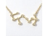 Thumbnail Image 4 of 0.04 CT. T.W. Diamond Scorpio Constellation Bezel-Set Necklace in 10K Gold