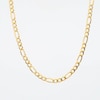 3.4mm Diamond-Cut Figaro Chain Necklace in Hollow 10K Gold