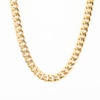 5.25mm Cuban Curb Chain Necklace in Hollow 10K Gold - 26"