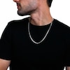 3.6mm Diamond-Cut Curb Chain Necklace in Solid Sterling Silver  - 24"