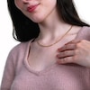 3.5mm Curb Chain Necklace in Hollow 10K Gold - 18"
