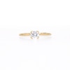 Trouvaille Collection CT. DeBeers®-Graded Diamond Solitaire Engagement Ring in 18K Gold (F/I1