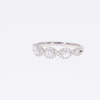 0.50 CT. T.W. Diamond Past Present Future® Frame Twist Shank Engagement Ring in 14K White Gold (I/SI2)