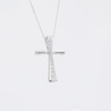 0.50 CT. T.W. Journey Diamond Windmill Pendant in 10K White Gold