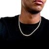 4.5mm Cuban Curb Chain Necklace in Hollow 10K Gold - 22"