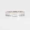 Men's 0.09 CT. T.W. Diamond Five Stone Wedding Band in 10K White Gold