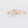 1.25 CT. T.W. Quad Princess-Cut Diamond Channel Bridal Set in 14K Gold