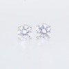 2.00 CT. T.W. Diamond Solitaire Stud Earrings in 14K White Gold