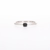 0.25 CT. T.W. Black and White Diamond Promise Ring in Sterling Silver