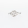 0.04 CT. T.W. Multi-Diamond Swirl Twist Shank Promise Ring in Sterling Silver