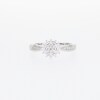 0.24 CT. T.W. Multi-Diamond Starburst Promise Ring in Sterling Silver