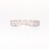 0.23 CT. T.W. Diamond Multi-Row Twist Shank Band in 10K Gold