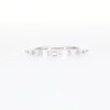 0.50 CT. T.W. Emerald-Cut Diamond Nine Stone Anniversary Band in 14K White Gold